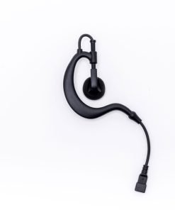 (EH-1) Impact Rubber Ear Hanger and Earbud for Gold Series Ear Option and Listen-Only Surveillance Kits