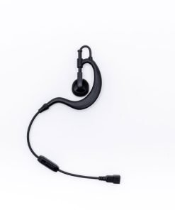 (EH-1VC) Impact Replacement Rubber Ear Hanger And Earbud with Inline Volume Control for Gold Series EH-1VC Ear Option